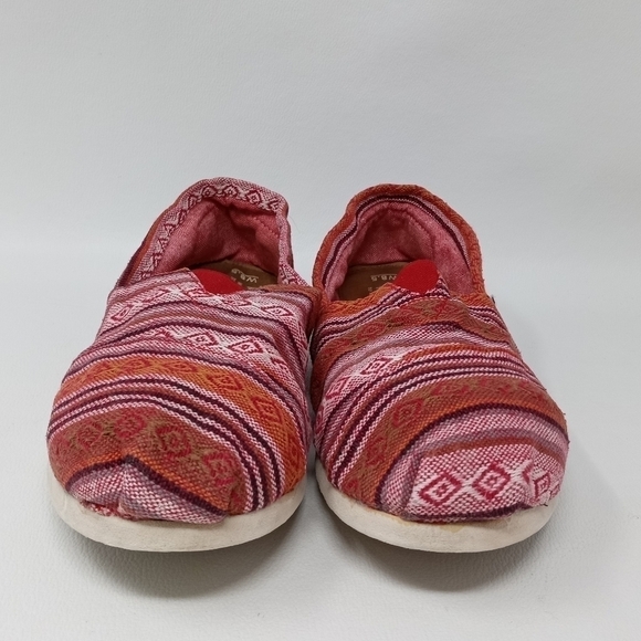 Toms Multicolor Line And Diamond Loafers, Women's Size 8.5 - Picture 7 of 13
